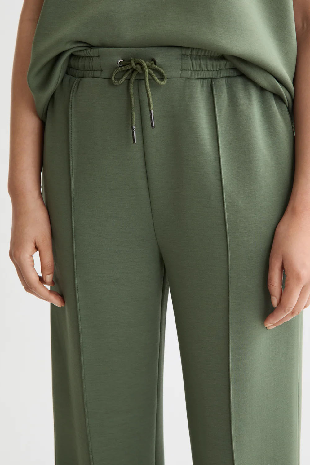 Scotch & Soda - Modal Sweatpant - Thyme - Detail