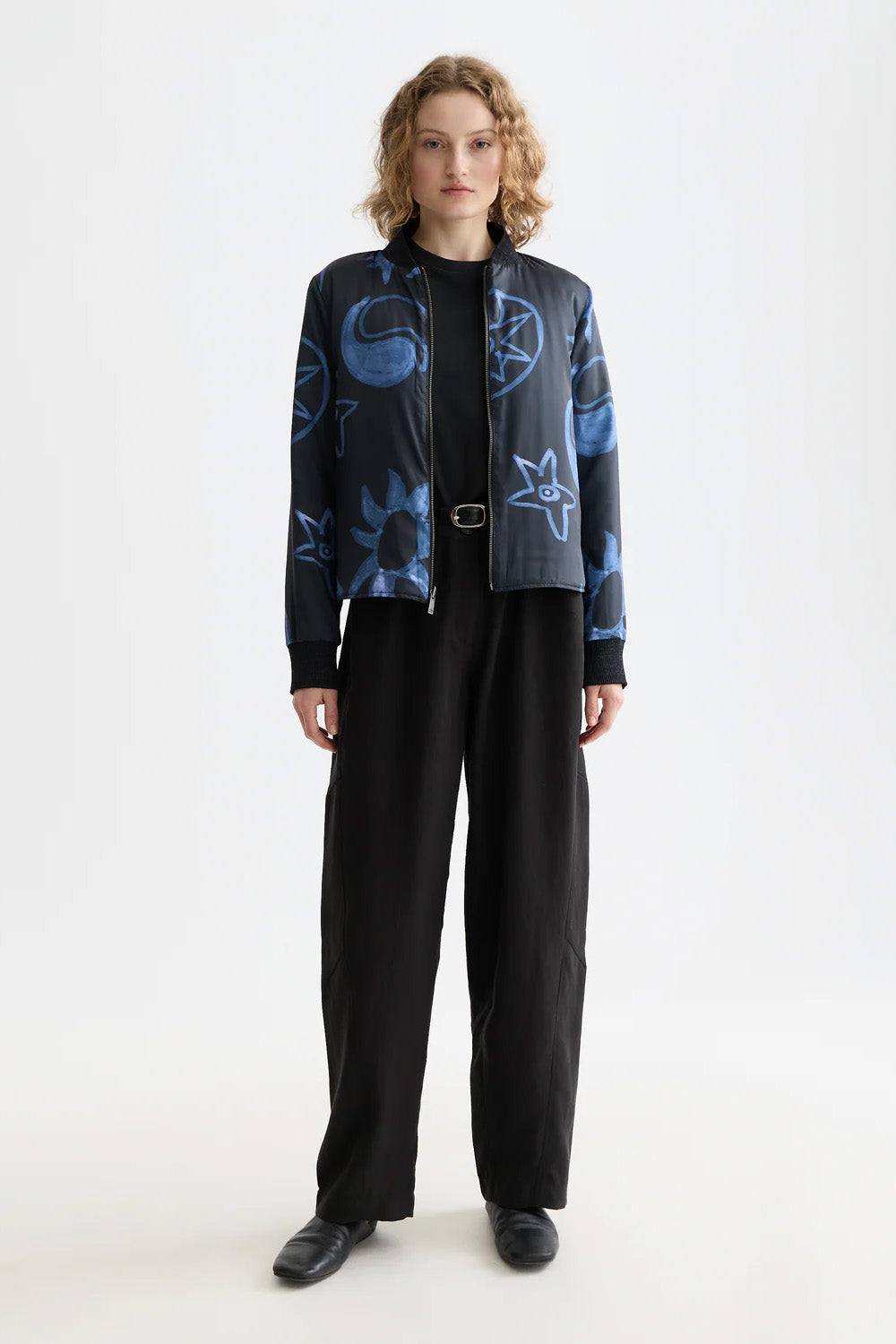 scotch and soda quilted reversible bomber jacket meteorite