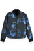 scotch and soda quilted reversible bomber jacket meteorite reversed
