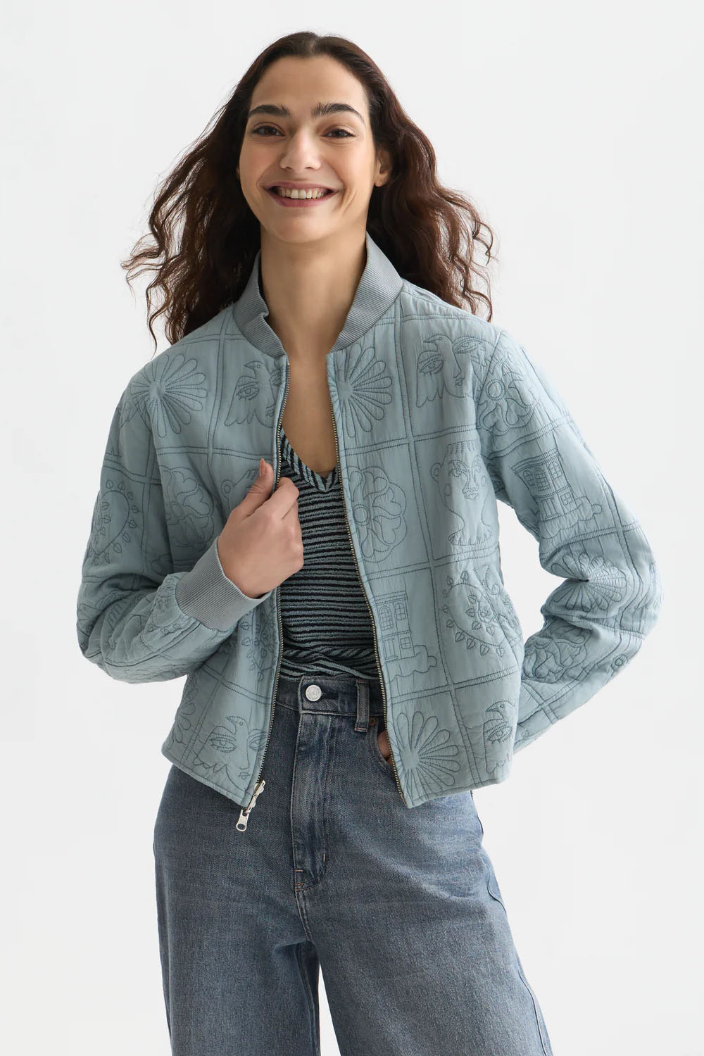 scotch and soda quilted reversible jacket arona front