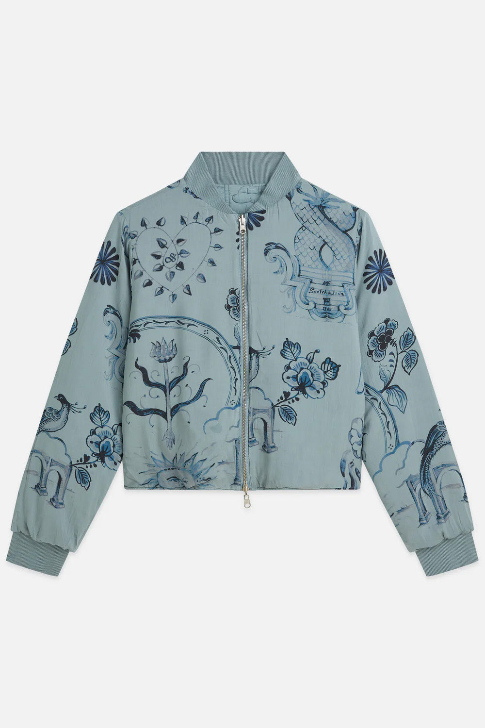 scotch and soda quilted reversible jacket arona reversed