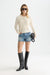 scotch and soda smock stitch cardigan eggnog