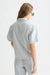 scotch and soda ss denim shirt indigo stripe back