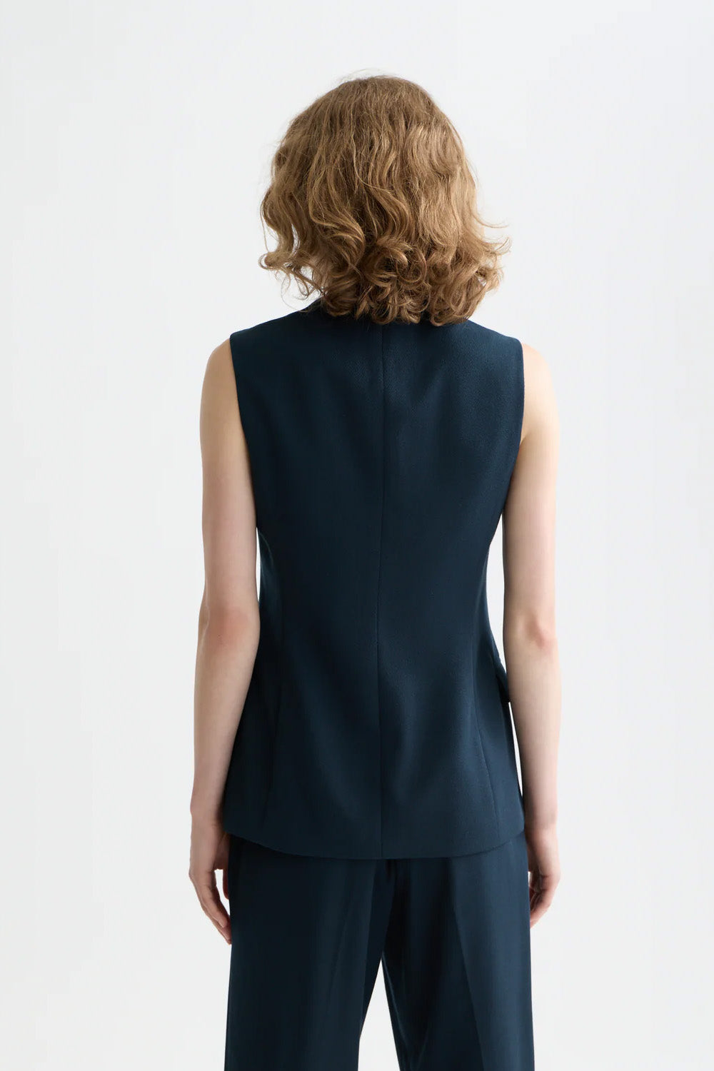 scotch and soda tailored gilet carbon back