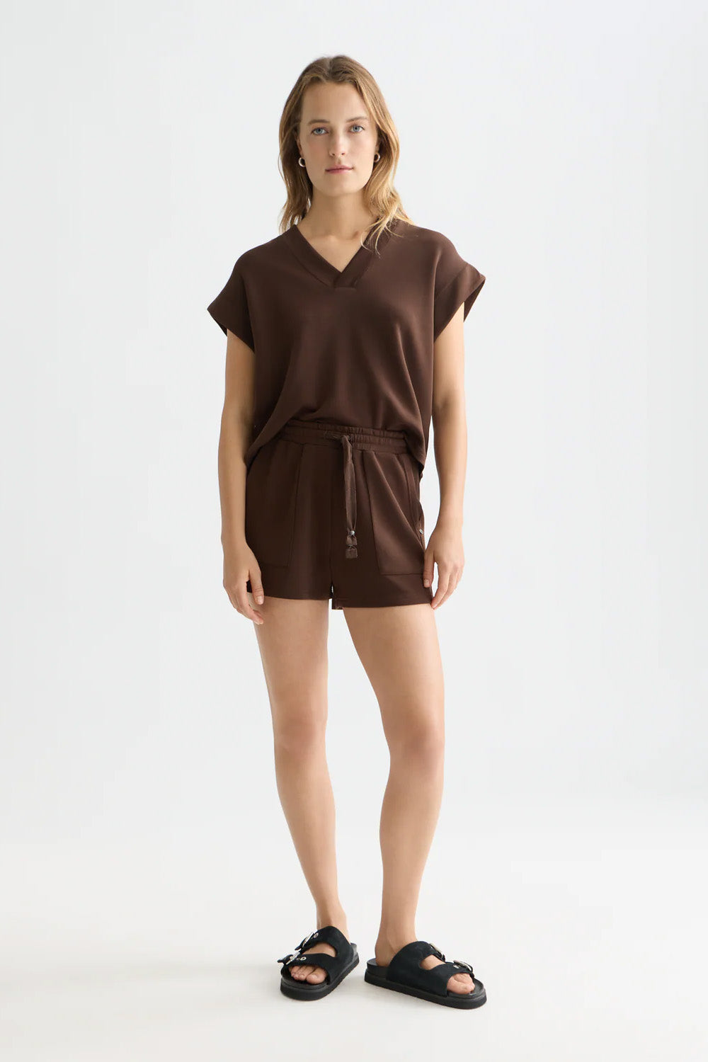scotch and soda tencel shorts hot fudge