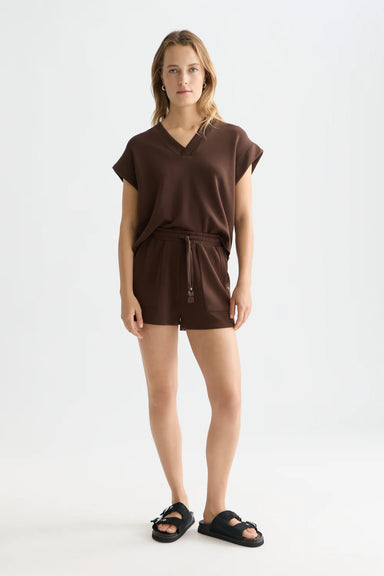 scotch and soda tencel shorts hot fudge