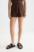scotch and soda tencel shorts hot fudge front