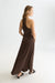 scotch and soda viscose cami wrap maxi hot fudge back