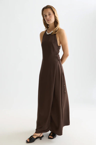 scotch and soda viscose cami wrap maxi hot fudge side