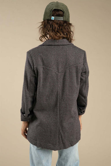 sender eleanor relaxed western blazer gray back