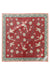 Sendero Rose Dove Bandana Scarf in Red/Teal — Flat-lay view