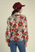 Sendero Sedona Fleece in Desert Floral Rosado — Back view