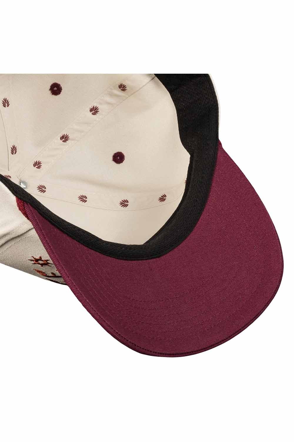 Sendero Yippee Ki Yay Hat in White — Interior detail view