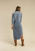 Sendero - Annie Pearl Snap Shirt Dress - Classic Denim - Back