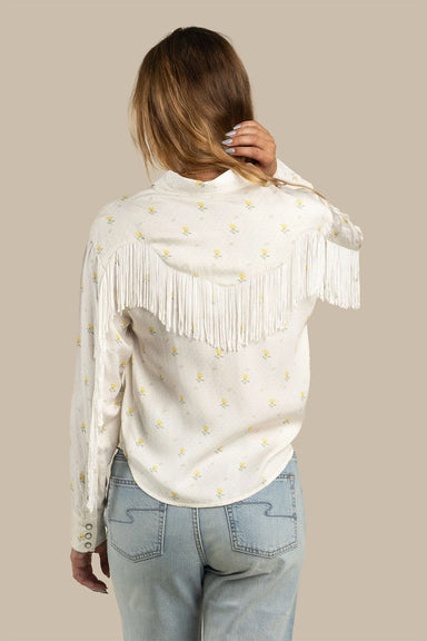 Sendero - June Blouse - Texas Rose Print  - Back