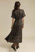 sendero la dahlia dress black floral back