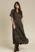 sendero la dahlia dress black floral front