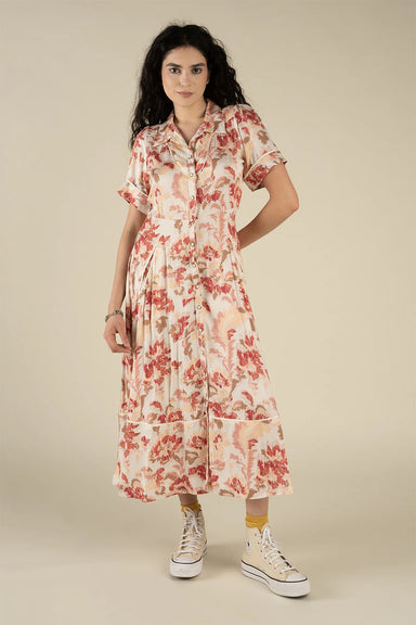 sendero la dahlia dress ivory front
