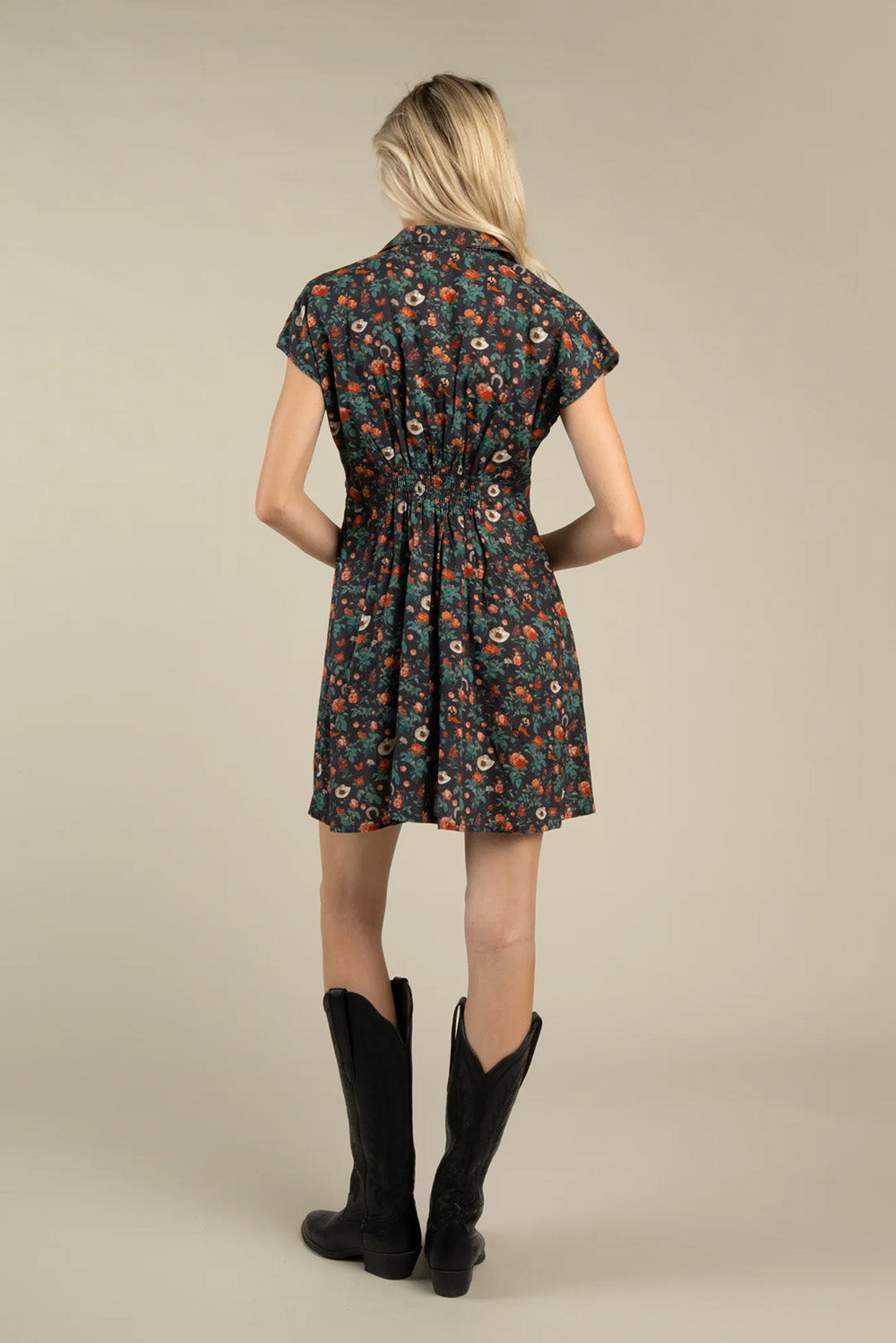 sendero marabella dress desert rose back