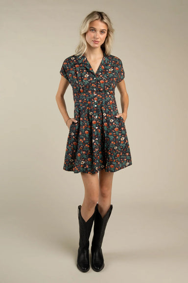 sendero marabella dress desert rose front