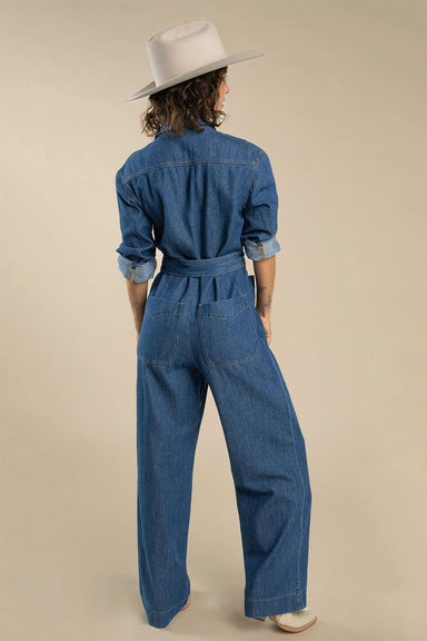 Sendero - Margot Jumpsuit - Indigo - Back