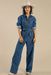 Sendero - Margot Jumpsuit - Indigo - Front