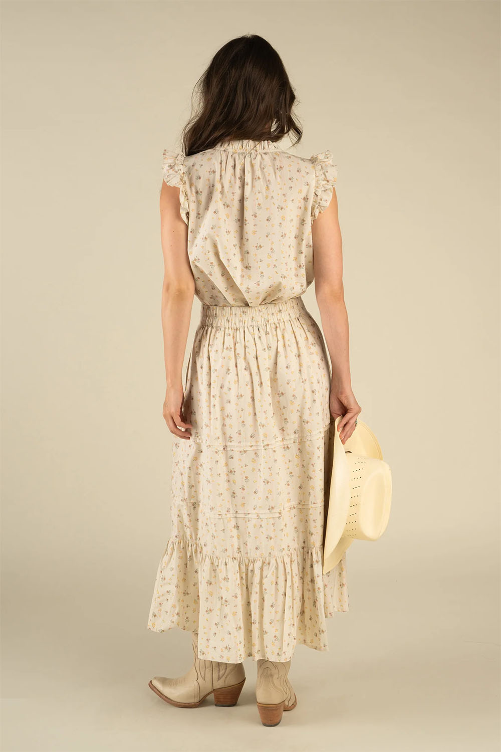 sendero prairie skirt dustbloom back