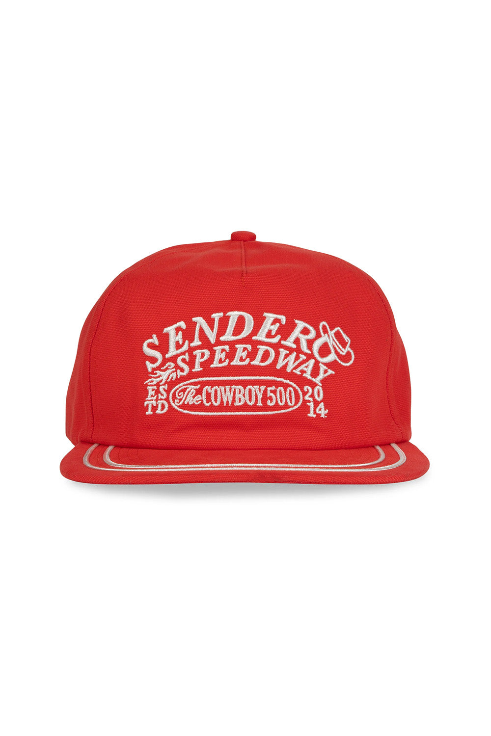 Sendero - Speedway Hat - Red - Front