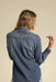 Sendero - Yoakam Pearl Snap - Classic Denim - Back
