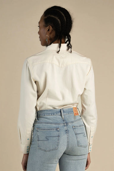 Sendero - Yoakam Pearl Snap - Ecru - Back