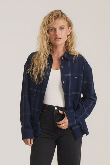 Roark Revival Amberley Light in Deep Navy — Front view