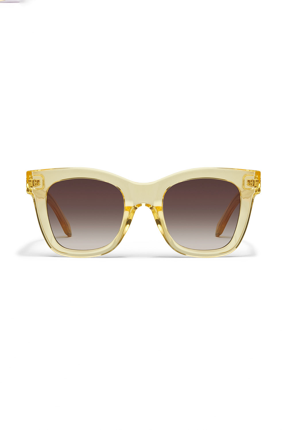 Quay - After Hours - Daffodil/Brown - Front