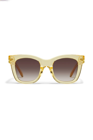 Quay - After Hours - Daffodil/Brown - Front