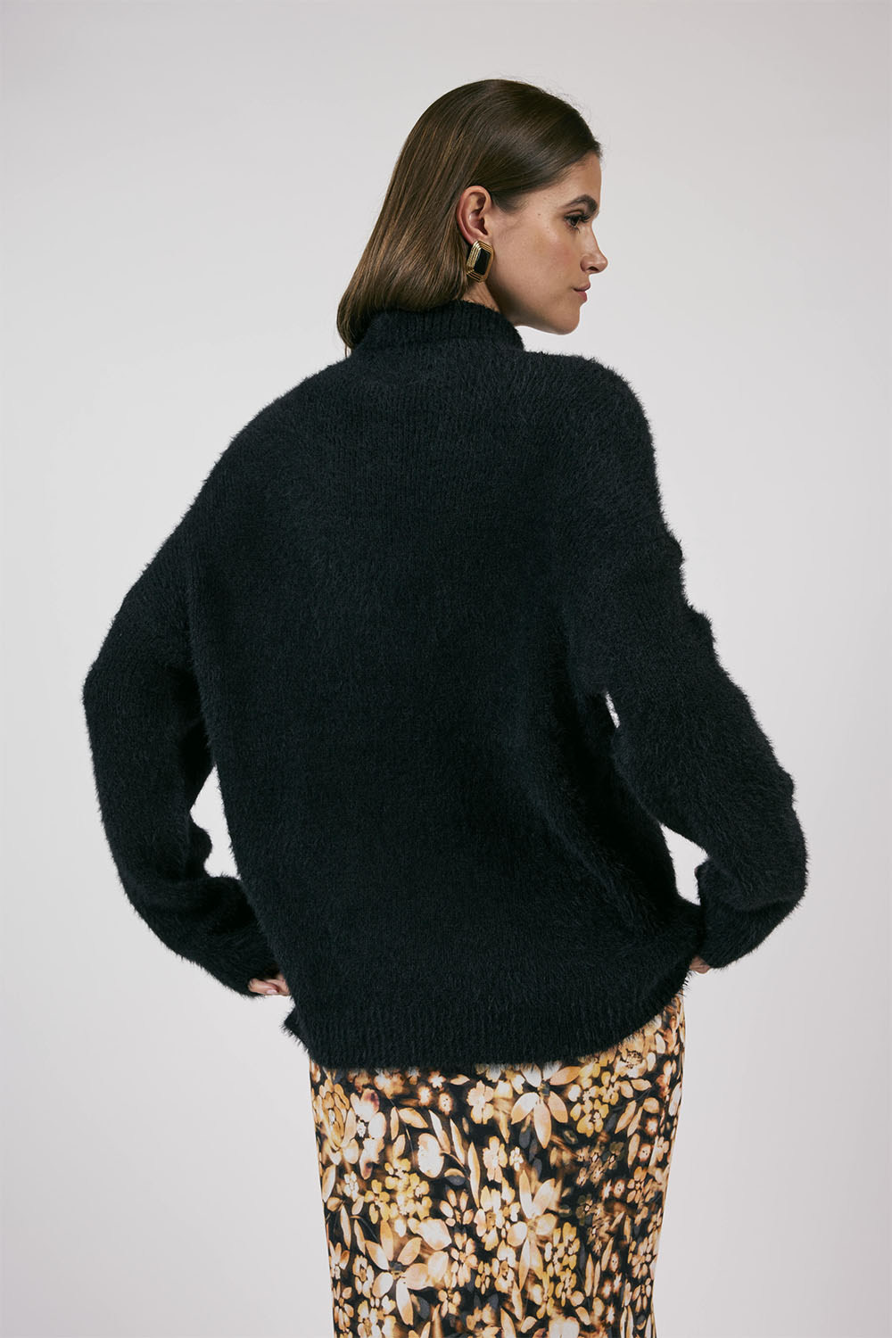 Sage the Label - Aim High Turtleneck - Black - Back