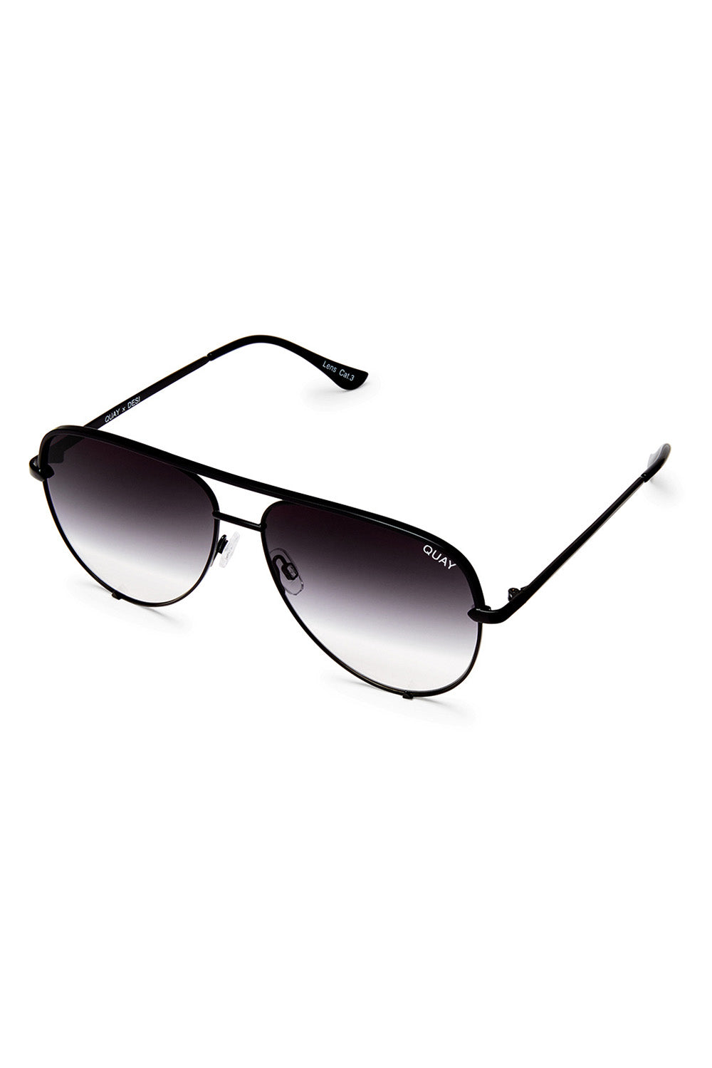Quay - High Key Mini - Black/Smoke Fade - Profile
