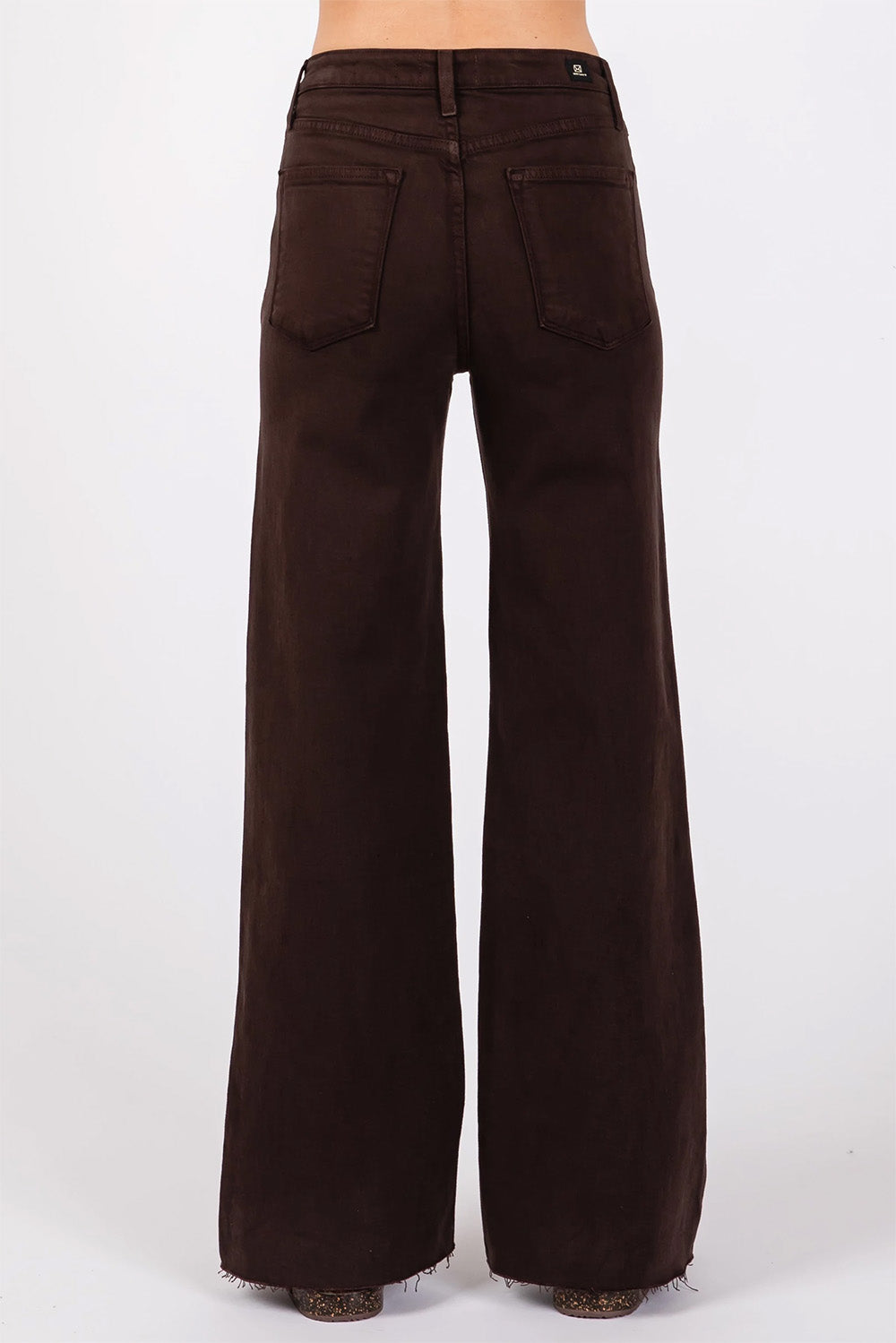 Letter to Juliet - Paola A-Line Scissor Cut Jean - Espresso - Back
