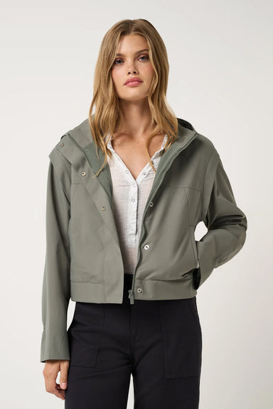Travis Mathew - Wanderwoven Boundless Jacket - Olive Smoke - Front