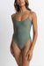 Rhythm - Classic Minimal One Piece - Olive - Front