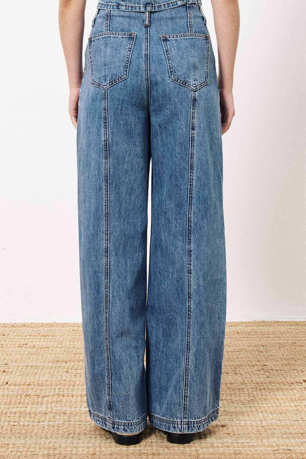 FRNCH - Aela Jean - Bleu Jean - Back