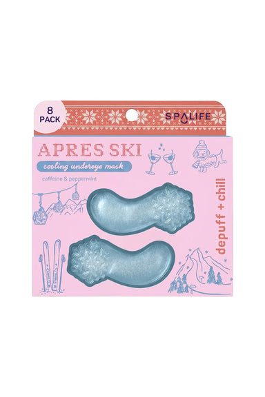 SpaLife Holiday Apres Ski Cooling Undereye Masks — Front view