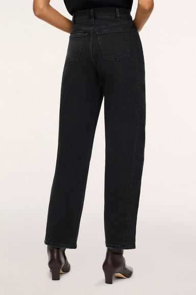 Spanx Authentic 360 Barrel Leg Jeans in Deep Space — Back view