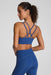 spanx boostup low impact sports bra faded indigo back