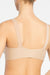 spanx unlined bralette in crem brulee and toasted oatmeal back view