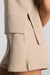 spanx airessentials crewneck tee dune detail