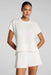 spanx airessentials crewneck tee powder front