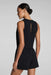 spanx airessentials french rib romper very black back