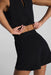 spanx airessentials french rib romper very black detail