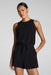 spanx airessentials french rib romper very black front