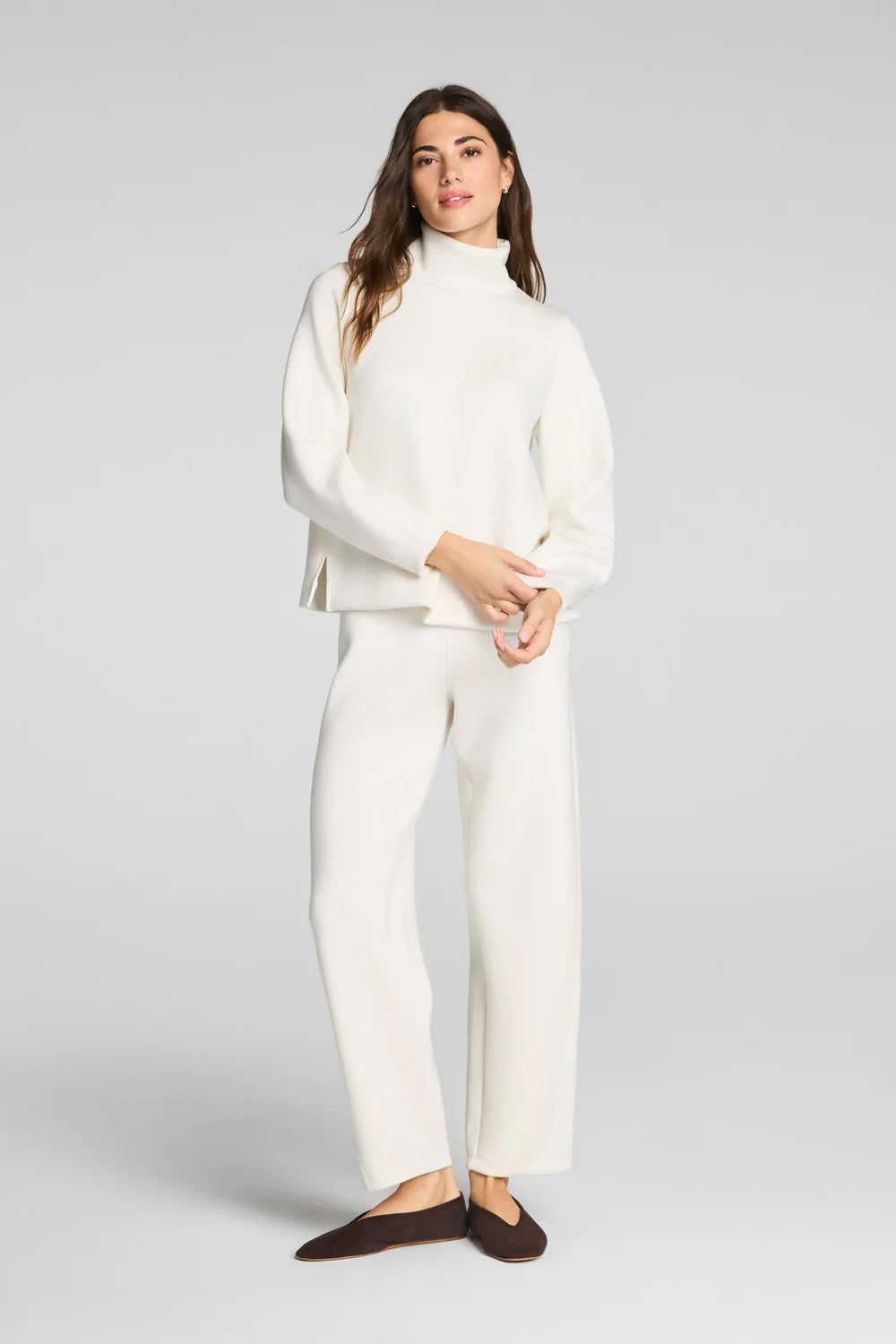 spanx airessentials luxe turtleneck ivory