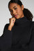 spanx airessentials luxe turtleneck very black detail